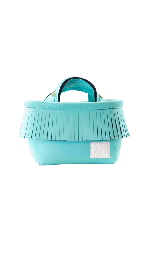 Mini Fringe Totebag – Mint