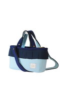 Pre-Order｜Fringe Tote Bag – Deep &amp; Light Blue / Star Gold