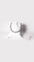 Limited | Flow Chain Pouch_White