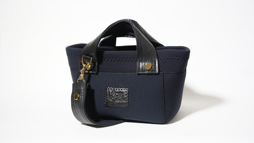 Leather mix Minitotebag