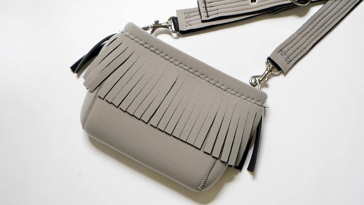 Pre-Order | Fringe Fringe Shoulder Bag | Grey