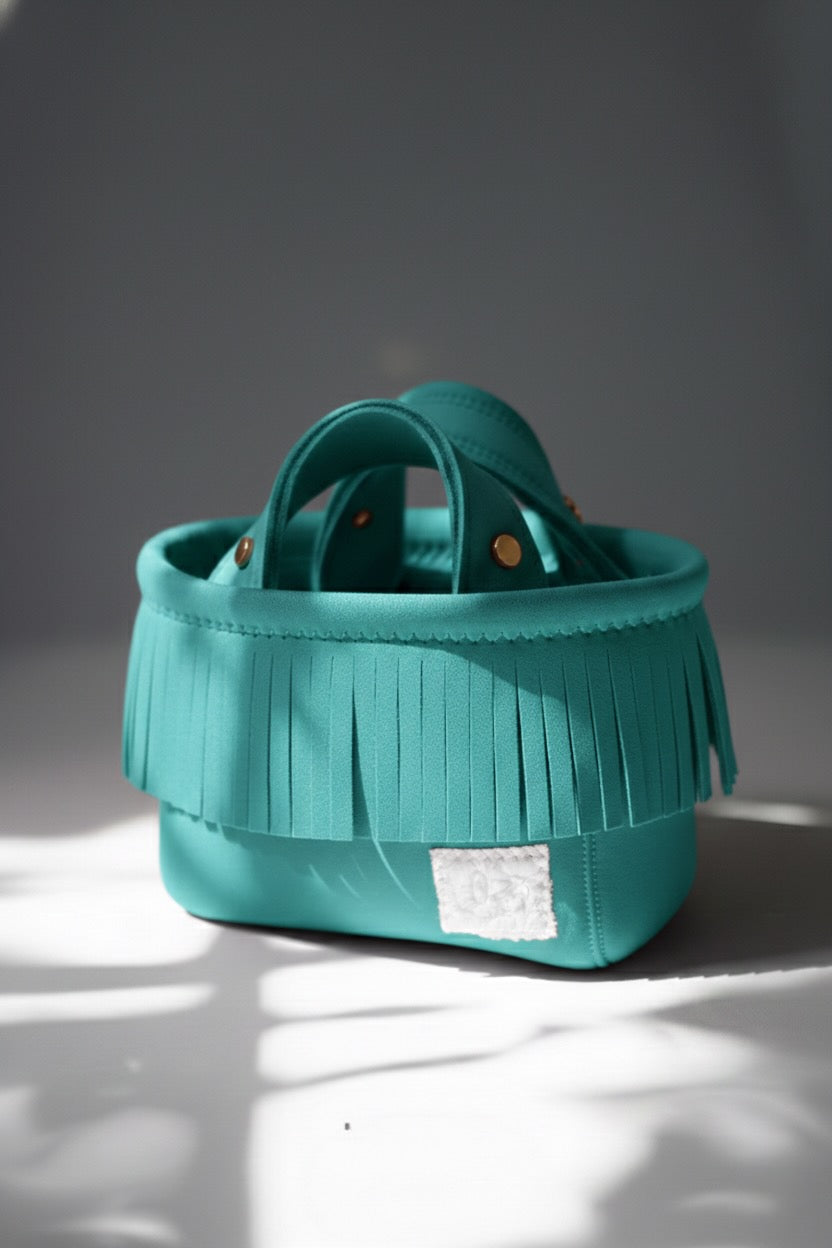ロッズサンドラ lozzsandra　ミニ フリンジ　バッグ Fringe Mini Totebag – Gold Studs｜全25色フリンジミニトート｜Lozz