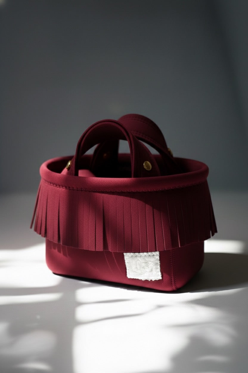 Fringe Mini Totebag – Gold Studs｜全25色フリンジミニトート｜Lozz